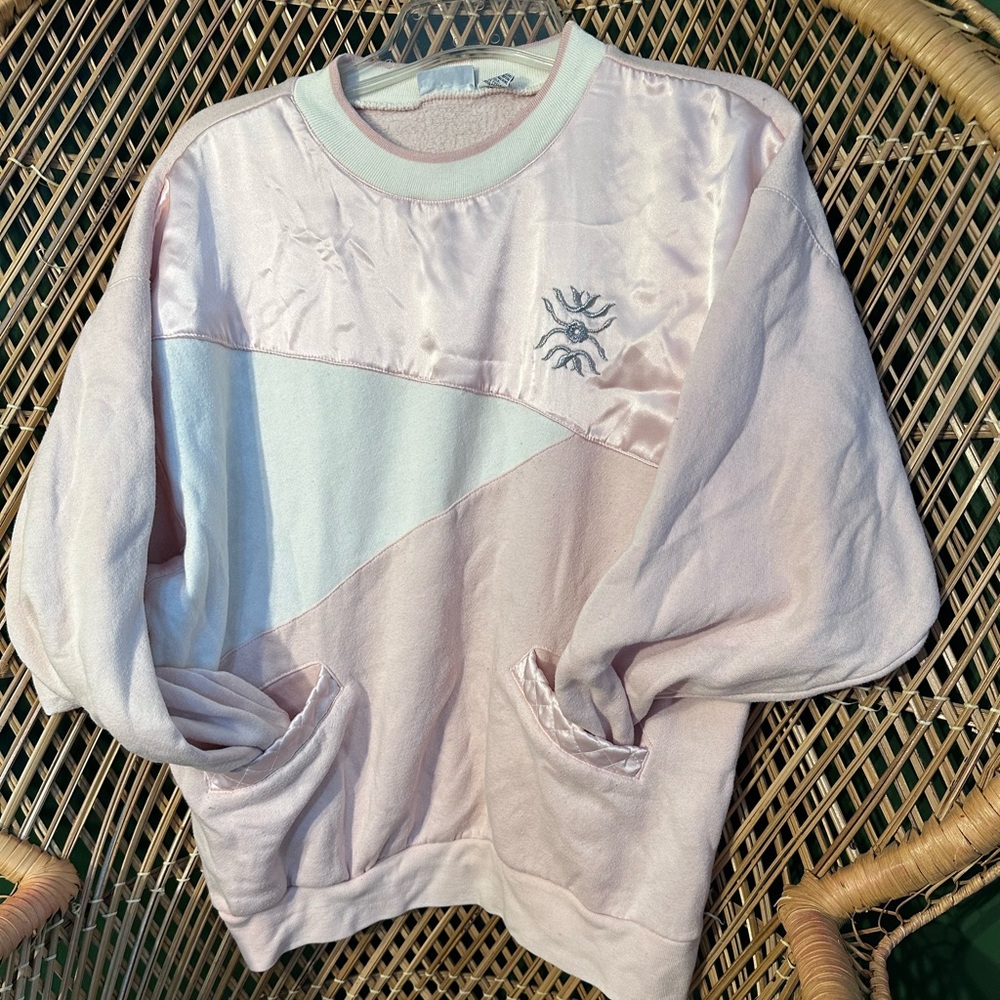 Vintage Koret Pink and Cream Top